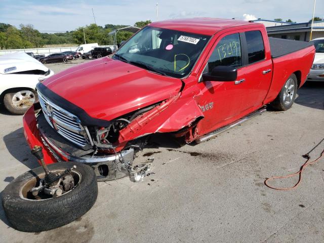 1C6RR7GT7FS560043 - 2015 RAM 1500 SLT RED photo 2