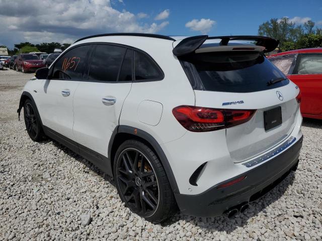 W1N4N5DB5MJ309175 - 2021 MERCEDES-BENZ GLA 45 AMG WHITE photo 3