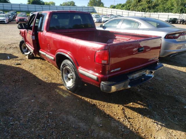 1GCCS19X8X8108150 - 1999 CHEVROLET S TRUCK S1 RED photo 3