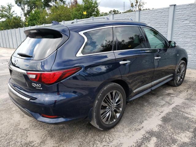 5N1DL0MM6KC569597 - 2019 INFINITI QX60 LUXE BLUE photo 4