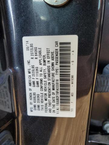 19UUB2F78FA005916 - 2015 ACURA TLX ADVANC Boz foto 10