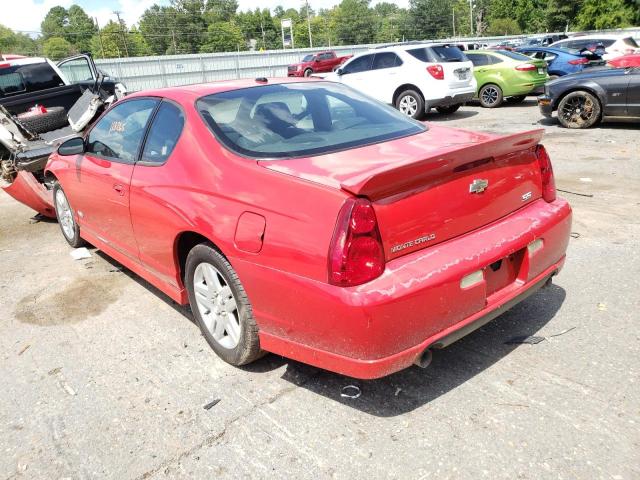 2G1WL15CX69378618 - 2006 CHEVROLET MONTE CARL წითელი ფოტო 3