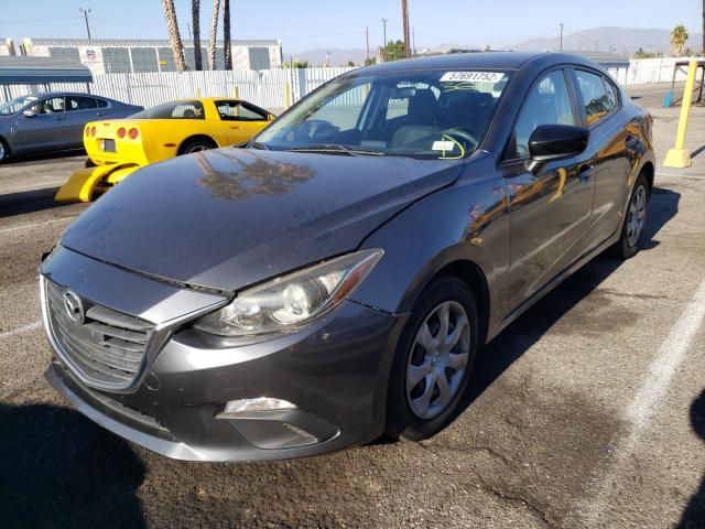 JM1BM1T74E1147645 - 2014 MAZDA 3 SV GRAY photo 2