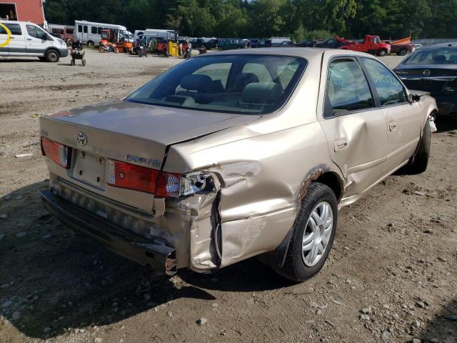 JT2BG22K810601987 - 2001 TOYOTA CAMRY CE BEIGE photo 4