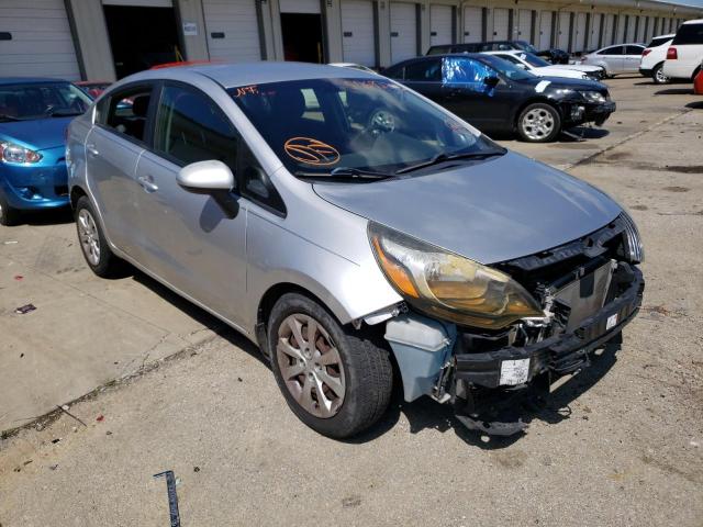 KNADM4A3XD6106719 - 2013 KIA RIO LX SILVER photo 1