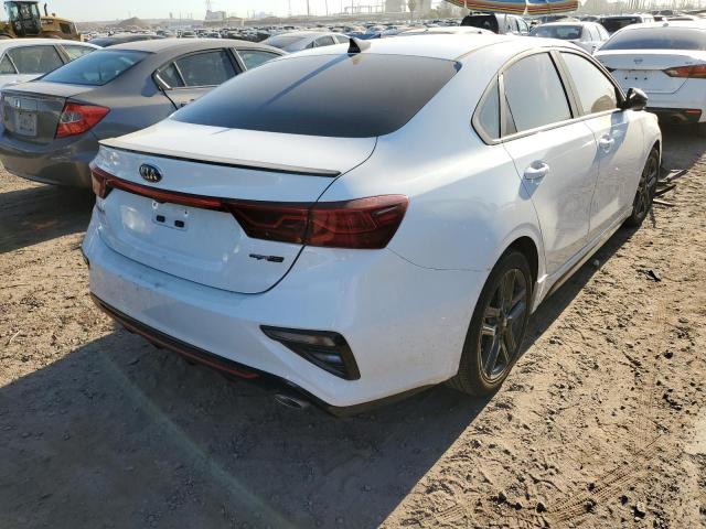 3KPF34ADXME393352 - 2021 KIA FORTE GT L WHITE photo 4