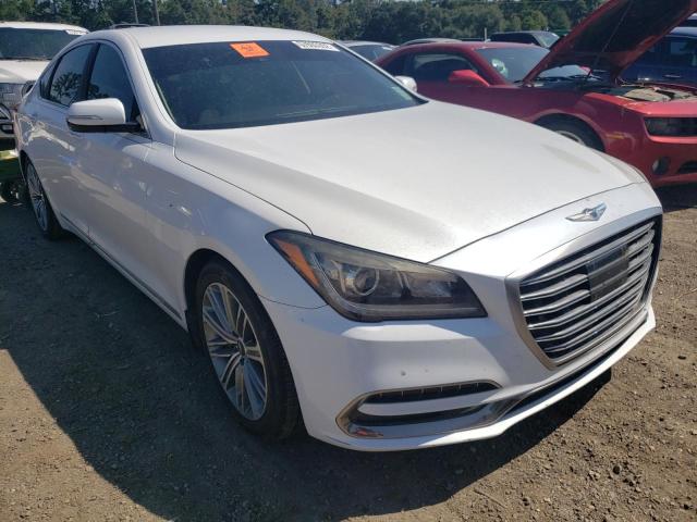 KMHGN4JE2JU224152 - 2018 GENESIS G80 WHITE photo 1