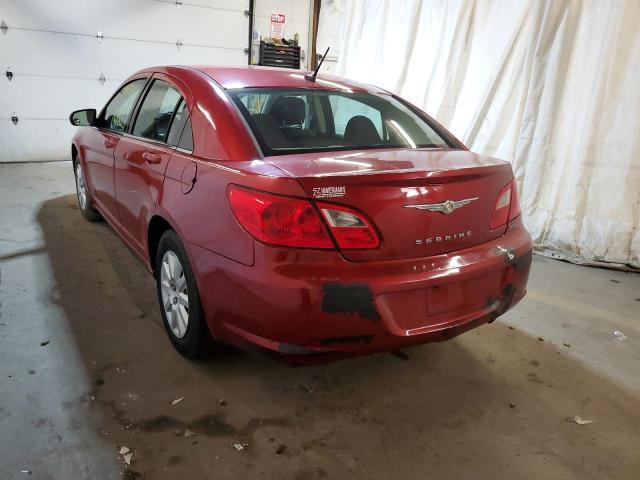 1C3CC4FB0AN210577 - 2010 CHRYSLER SEBRING RED photo 9