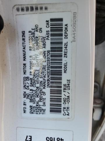 1NXBU40E39Z033706 - 2009 TOYOTA COROLLA BASE  照片 10