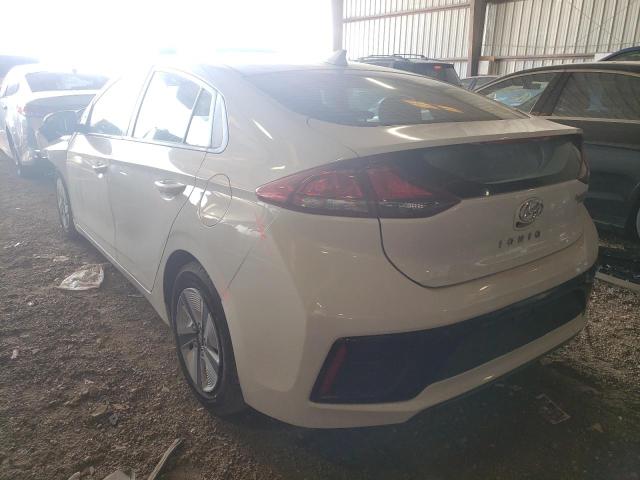 KMHC65LC5KU165970 - 2019 HYUNDAI IONIQ BLUE WHITE photo 3