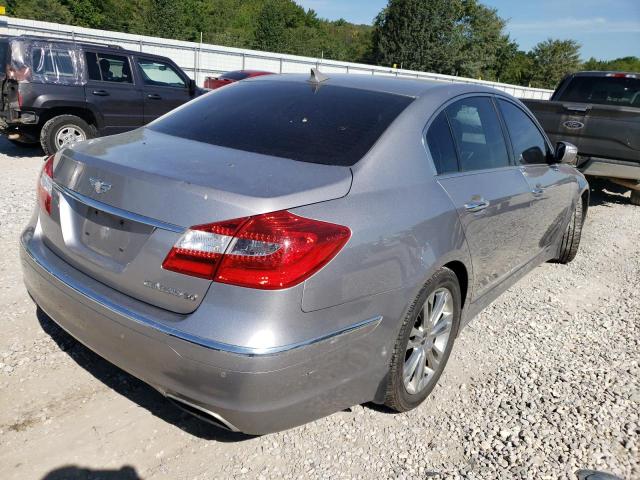 KMHGC4DH6CU184236 - 2012 HYUNDAI GENESIS 5. SILVER photo 4