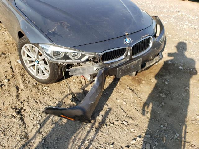 WBA8E5G52JNU45778 - 2018 BMW 320 XI GRAY photo 9