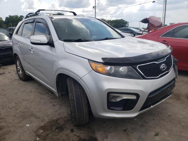 5XYKW4A27DG382848 - 2013 KIA SORENTO SX SILVER photo 1