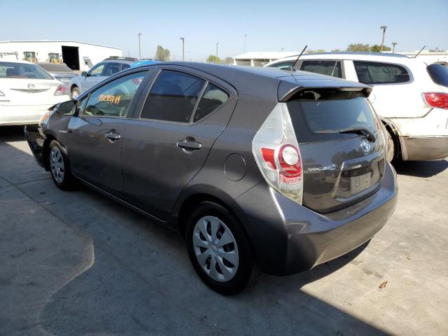 JTDKDTB36E1080332 - 2014 TOYOTA PRIUS C GRAY photo 3