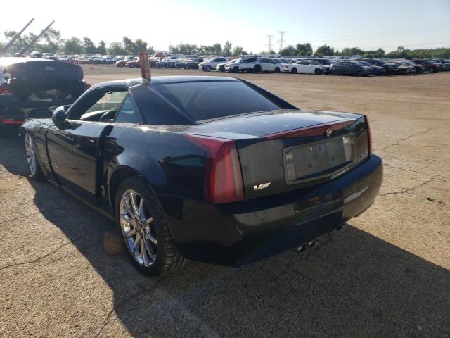 1G6YX36D785601501 - 2008 CADILLAC XLR-V BLACK photo 3