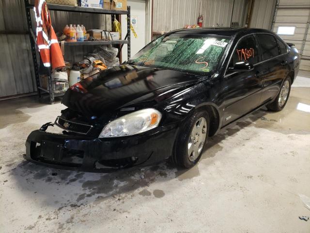2G1WD58C889120780 - 2008 CHEVROLET IMPALA SUP 黑色 照片 2