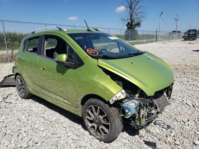 KL8CF6S94EC410938 - 2014 CHEVROLET SPARK 2LT GREEN photo 1