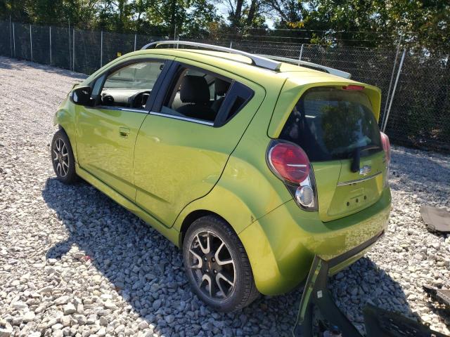 KL8CF6S94EC410938 - 2014 CHEVROLET SPARK 2LT GREEN photo 3