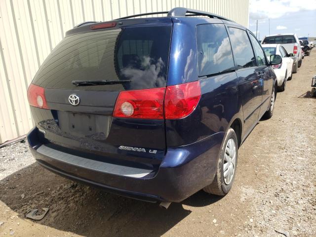 5TDZA23C46S578663 - 2006 TOYOTA SIENNA/LE BLUE photo 4