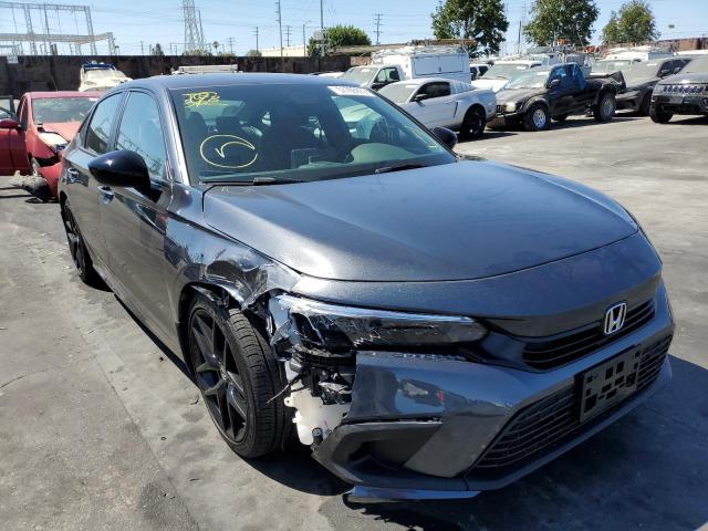 2HGFE2F57NH584704 - 2022 HONDA CIVIC SPOR GRAY photo 1