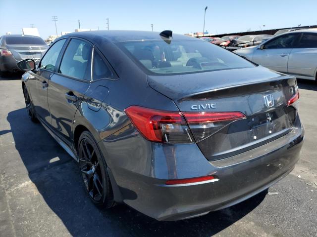 2HGFE2F57NH584704 - 2022 HONDA CIVIC SPOR GRAY photo 3