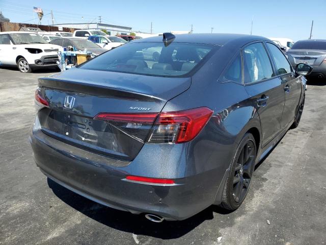 2HGFE2F57NH584704 - 2022 HONDA CIVIC SPOR GRAY photo 4