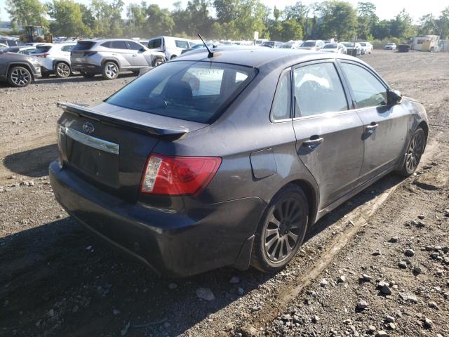 JF1GE60619H513978 - 2009 SUBARU IMPREZA GRAY photo 4