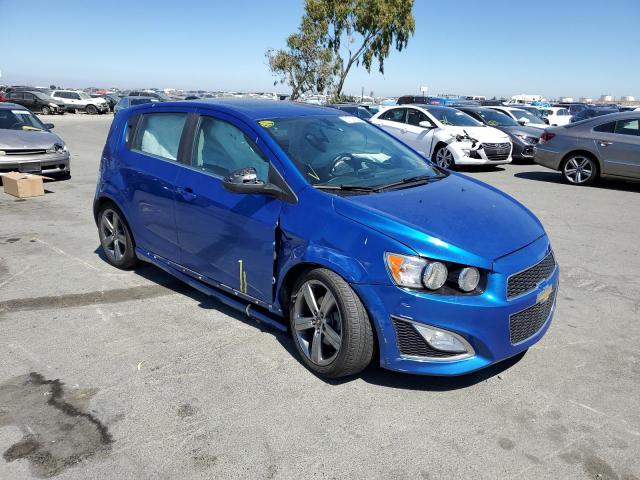 1G1JG6SB0G4178066 - 2016 CHEVROLET SONIC RS BLUE photo 1