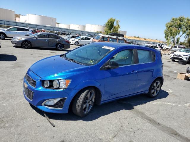 1G1JG6SB0G4178066 - 2016 CHEVROLET SONIC RS BLUE photo 2