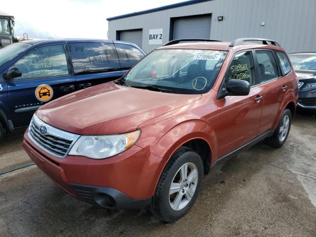 JF2SH6BC7AH916481 - 2010 SUBARU FORESTER X ORANGE photo 2