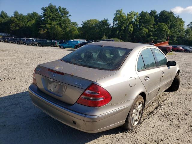 WDBUF82J64X142451 - 2004 MERCEDES-BENZ E 320 4MAT GRAY photo 4