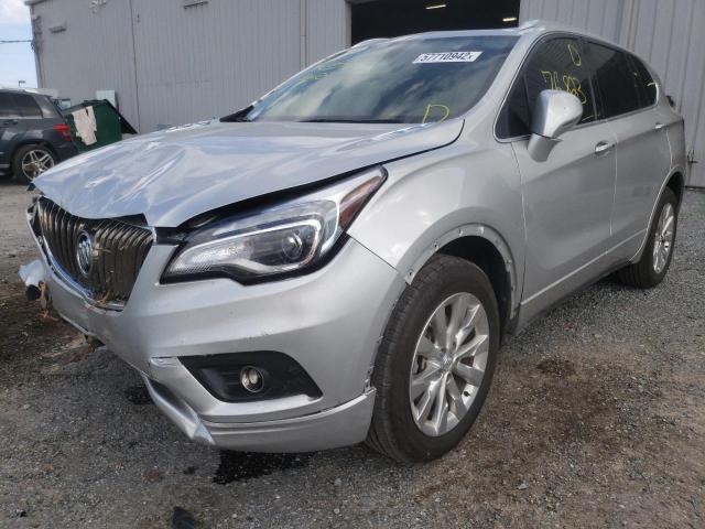 LRBFXBSAXHD235371 - 2017 BUICK ENVISION E SILVER photo 2