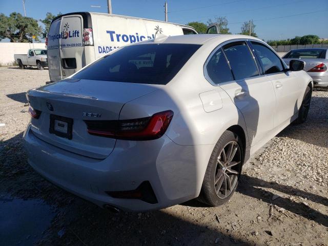 3MW5R7J05L8B27868 - 2020 BMW 330XI WHITE photo 4