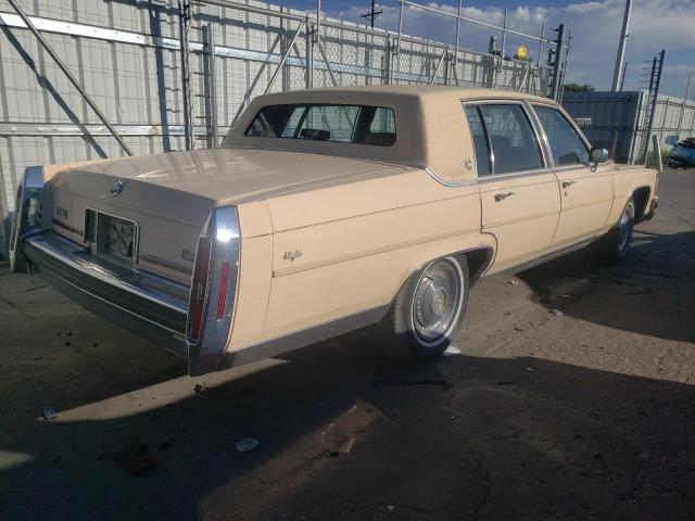 1G6DW51Y4J9723772 - 1988 CADILLAC BROUGHAM YELLOW photo 4