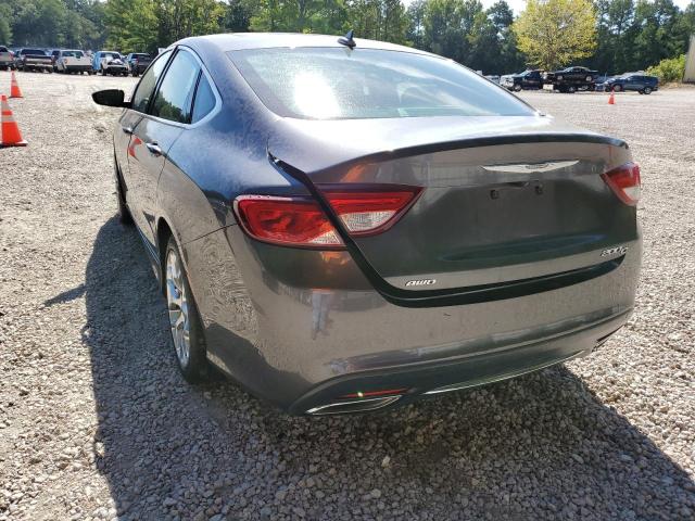 1C3CCCEG8FN736535 - 2015 CHRYSLER 200 C GRAY photo 3