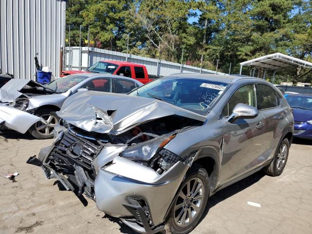 JTJBJRBZ2K2117895 - 2019 LEXUS NX 300H SILVER photo 2