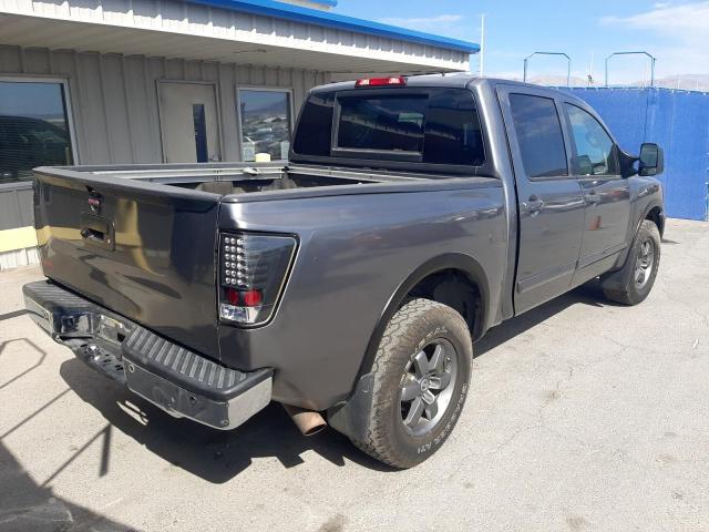 1N6AA0EC3FN502076 - 2015 NISSAN TITAN S GRAY photo 4