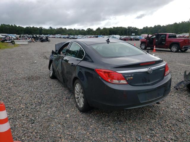 2G4GR5EKXC9170089 - 2012 BUICK REGAL GRAY photo 3