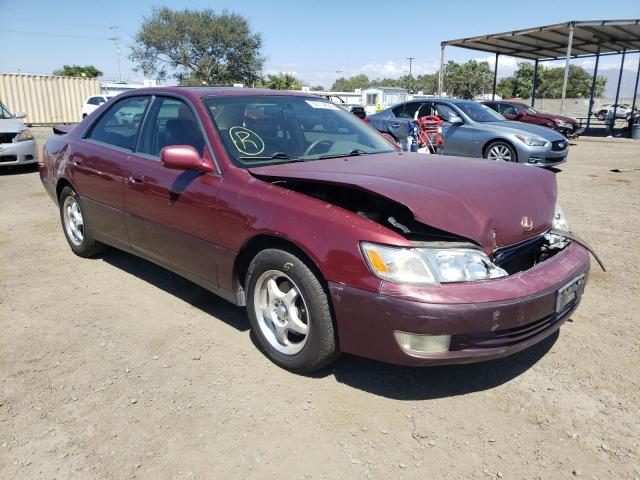 JT8BF22G6V0006999 - 1997 LEXUS ES 300 BURGUNDY photo 1