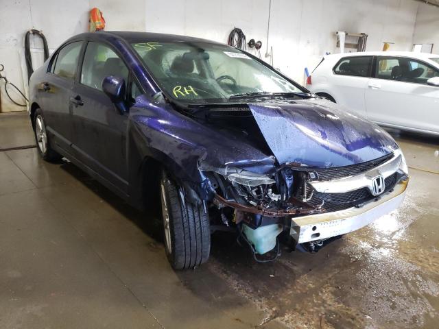 19XFA16689E019733 - 2009 HONDA CIVIC LX-S أزرق صورة 1