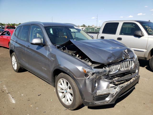 5UXWZ7C52H0V84850 - 2017 BMW X3 SDRIVE2 GRAY photo 1