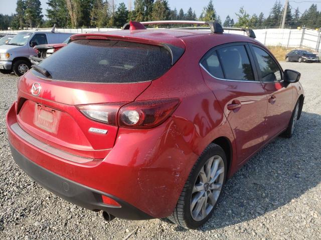 JM1BM1M33E1155070 - 2014 MAZDA 3 GRAND TO RED photo 4