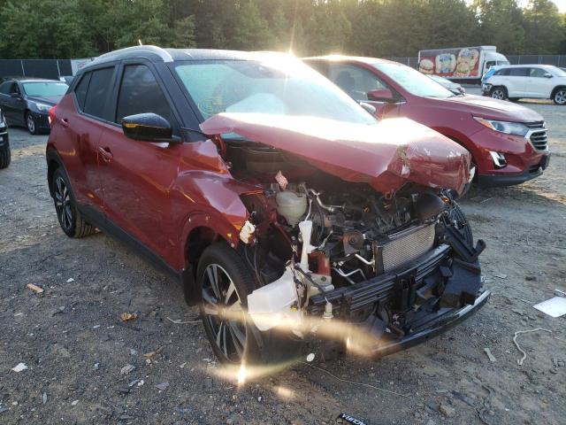 3N1CP5CVXLL527910 - 2020 NISSAN KICKS SV BURGUNDY photo 1