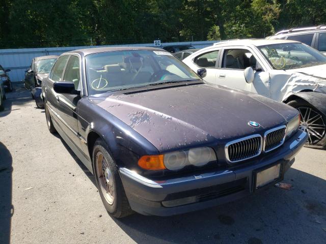 WBAGH8345YDP12784 - 1999 BMW 7 SERIES Azul foto 1