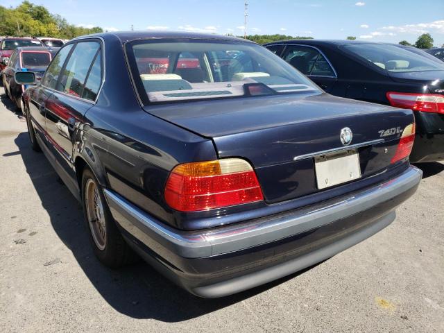WBAGH8345YDP12784 - 1999 BMW 7 SERIES Azul foto 3