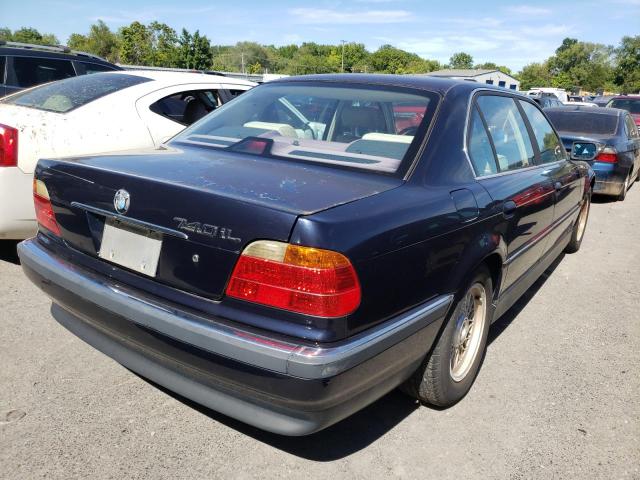 WBAGH8345YDP12784 - 1999 BMW 7 SERIES Azul foto 4