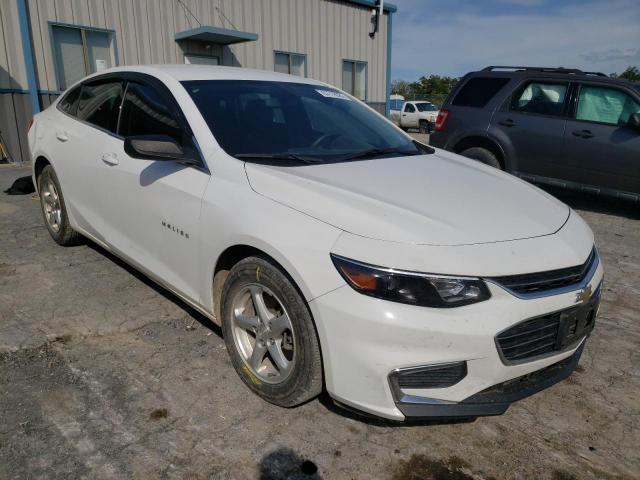 1G1ZB5ST6JF209899 - 2018 CHEVROLET MALIBU LS WHITE photo 1