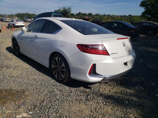 1HGCT2B84GA007090 - 2016 HONDA ACCORD EXL WHITE photo 3