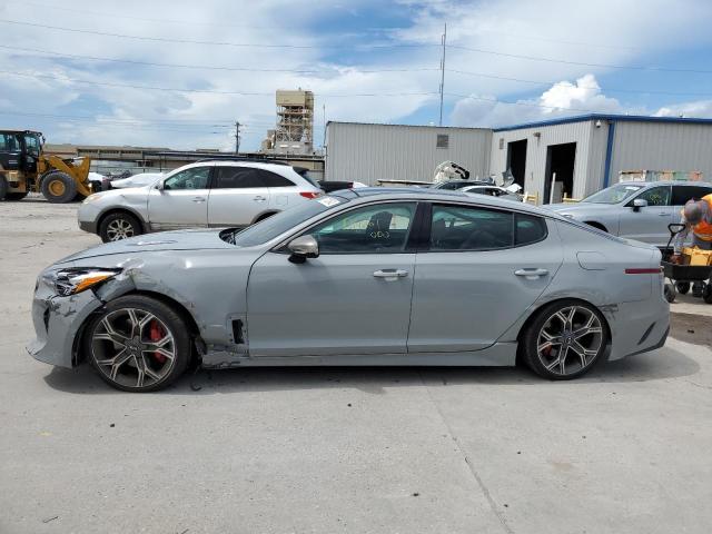 KNAE55LC3K6060104 - 2019 KIA STINGER GT GRAY photo 9