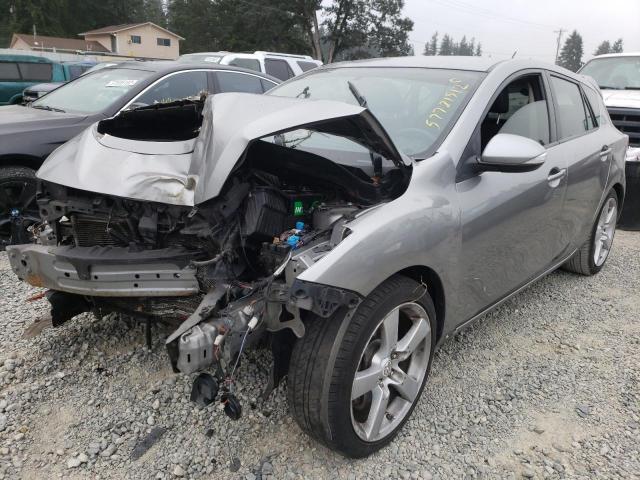 JM1BL1H37A1289605 - 2010 MAZDA SPEED 3 SILVER photo 2